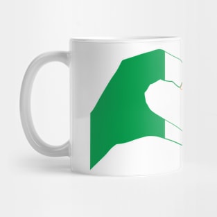 We Heart Ireland Patriot Flag Series Mug